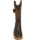 JAR BOOTS Men's Caiman Print Western Boot Bulldog Toe 2622