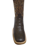 JAR BOOTS Men's Caiman Print Western Boot Bulldog Toe 2622