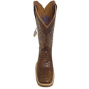 JAR BOOTS Men's Python Bulldog Toe Western Boot 2654, Honey