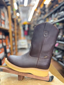 ESTABLO Men's Round Soft Toe Work Boot, Shedron
