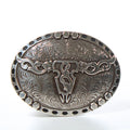 NOCONA Men's Oval Floral Skull Buckle 37717