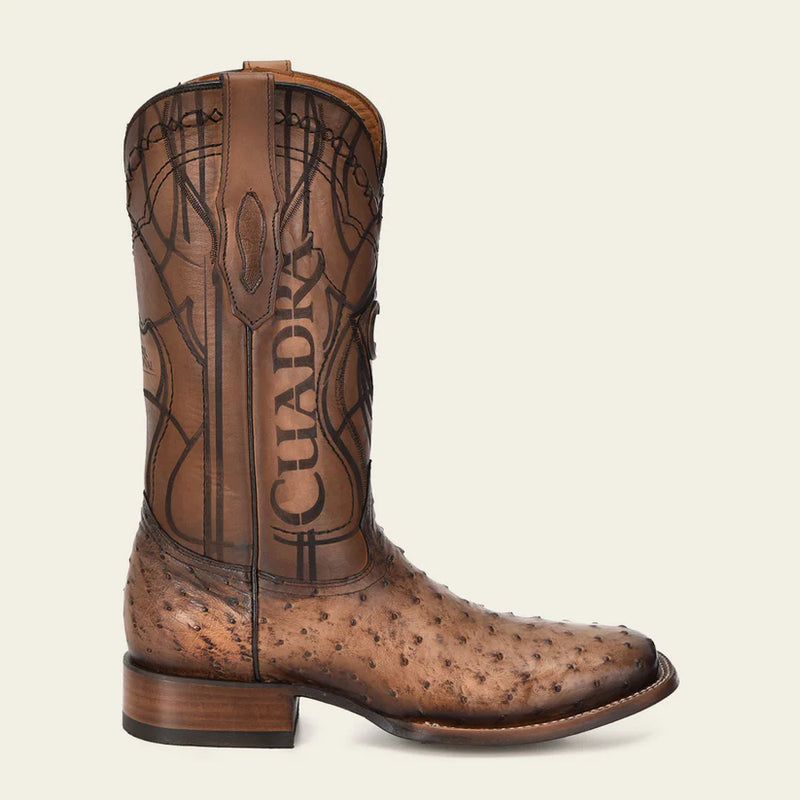 CUADRA Men's Engraved Exotic Leather Boot CU744