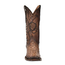 CUADRA Men's Engraved Genuine Ostrich Leather Boot CU744