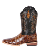 EL GENERAL Men's Rodeo Printed Caiman Belly Imitation Western Boot 41794