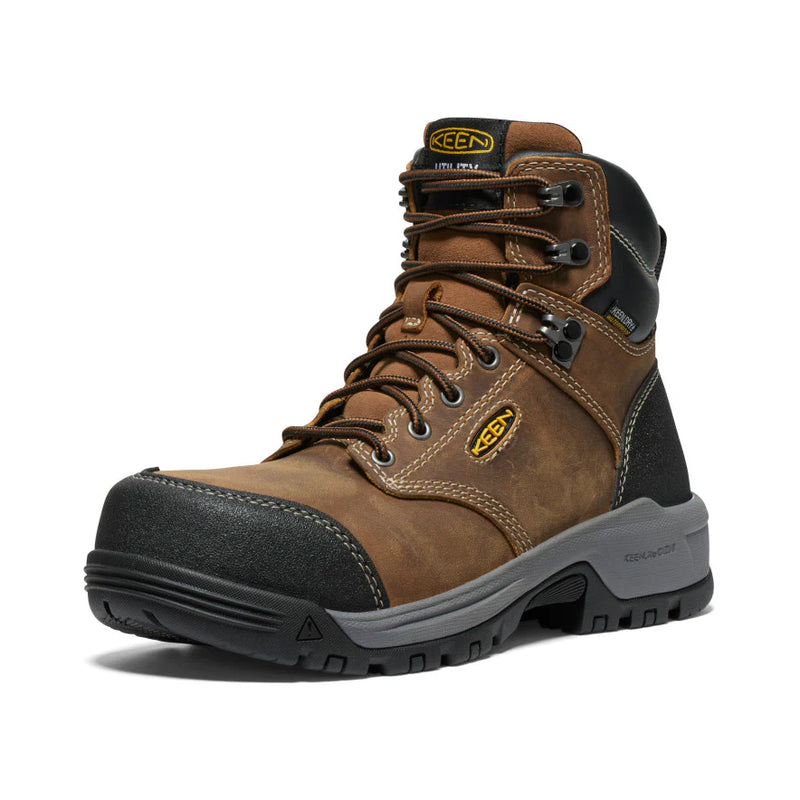 KEEN UTILITY Women's Evanston 6" Waterproof Boot (Carbon-Fiber Toe) 1029152