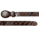 EL GENERAL Men's Imitation Monster Fish Piraracu Cowboy Belt 44668