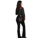 EL CENTENARIO Women's  Rhinestone Bootcut Jeans, Black