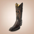 EL GENERAL MEN'S WESTERN BOOTS EXOTIC LEATHER CAIMAN NUCA