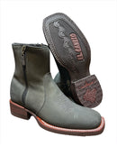 EL CANELO Men's Ankle Boot 46 Nobuck, Gray