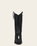 CUADRA Women's Embroidery & Studs Pointed Toe Western Boot