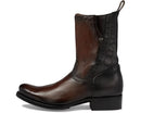 CUADRA Men's Paris Maple Deer Laser & Woven Round Toe Western Boot CU568