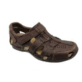 LOBO SOLO Men's SANDALIA   6597 CACERES LEATHER Pitbull Brown ID 126645