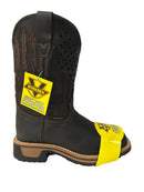 WORKMEN Men's Patriot Flag Steel Toe Work Boot 6611