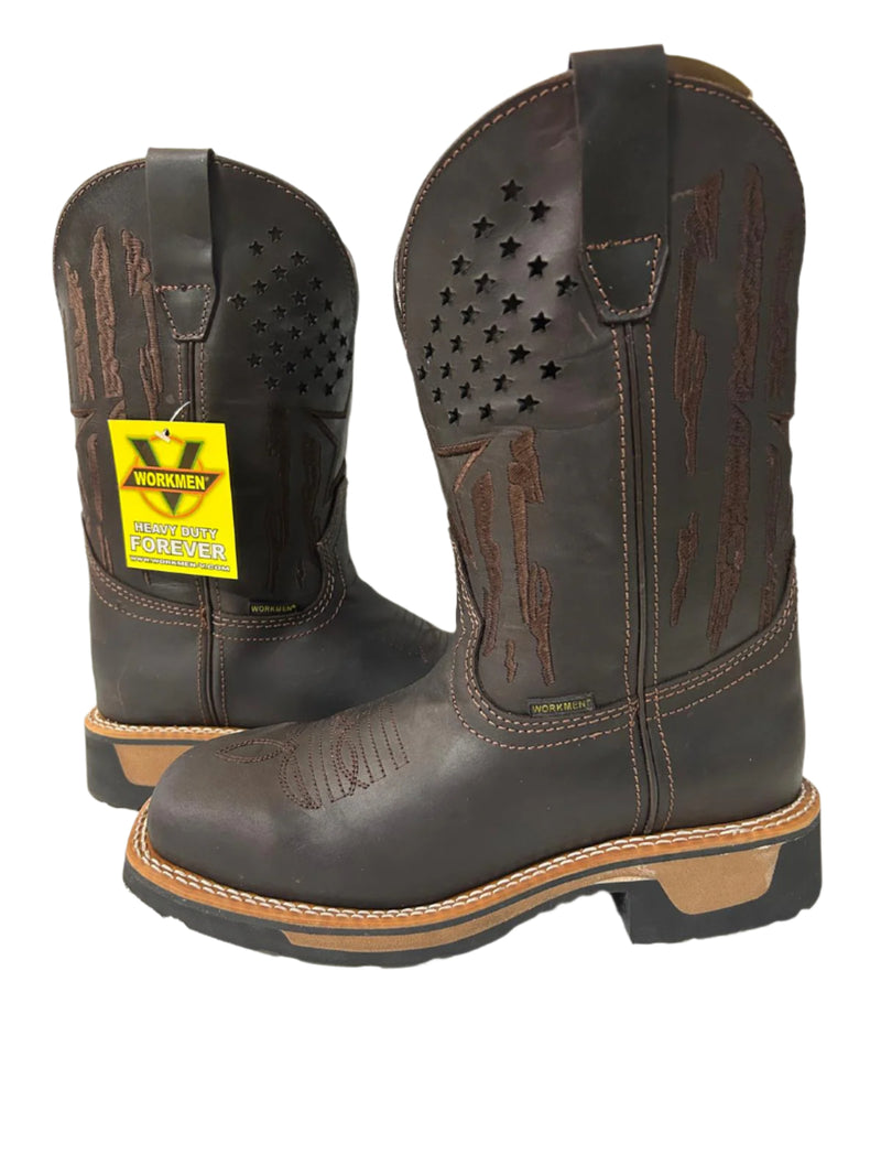 WORKMEN Men's Work Boot Steel Toe 6611