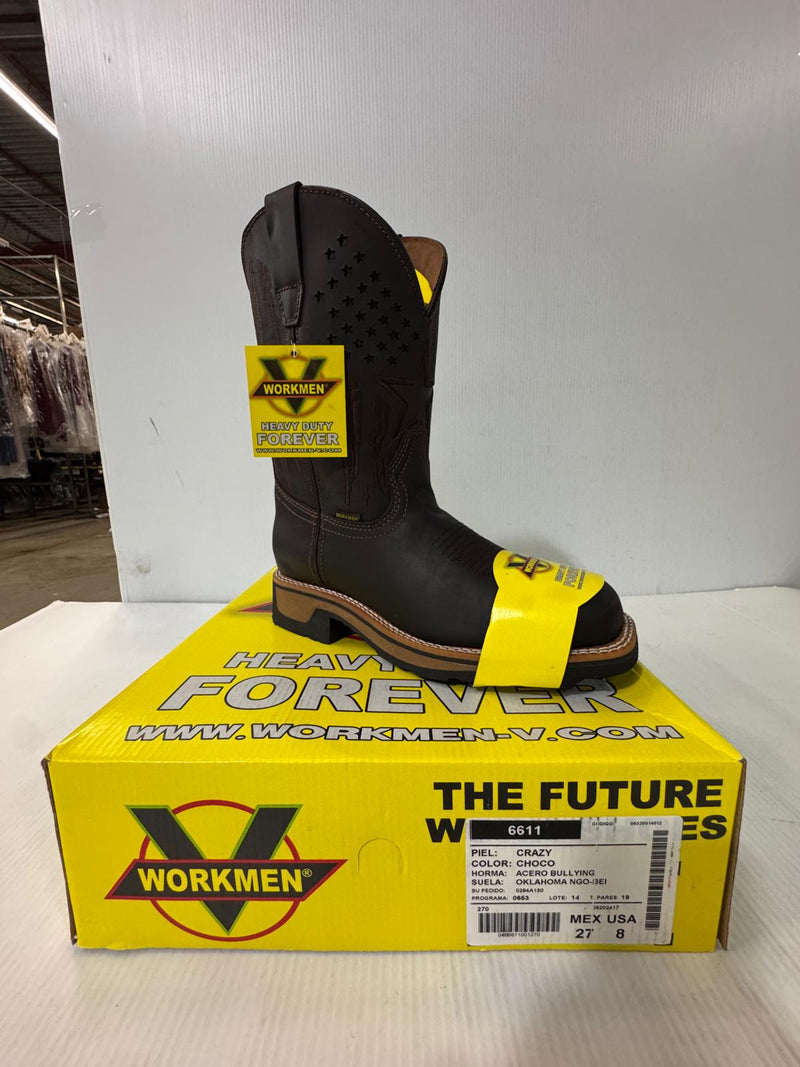 WORKMEN Men's Work Boot Steel Toe 6611