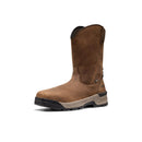 KEEN Men's Flatland Pull-On Waterproof Work Boot (Carbon Toe)