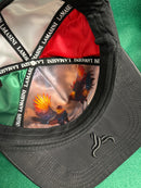 LAMASINI Men Rooster Tricolor Cap