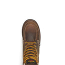 THOROGOOD Men's Work Boot 8" Steel Toe Waterproof Wedge Sole Moc Toe, Brown
