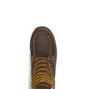 THOROGOOD Men's 8" Steel Toe WP Moc Toe Work Boot, Brown