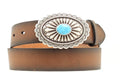 ARIAT Women's 1-1/2" Silver Buckle Western Belt A1512002