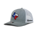 ARIAT Texas Patch Snapback Cap, Gray