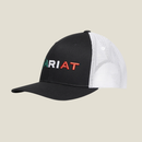 ARIAT Logo Mexico Flag Snapback Cap, Black