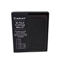 ARIAT Men's Bi-Fold Perforated Edge Design Wallet A35128283