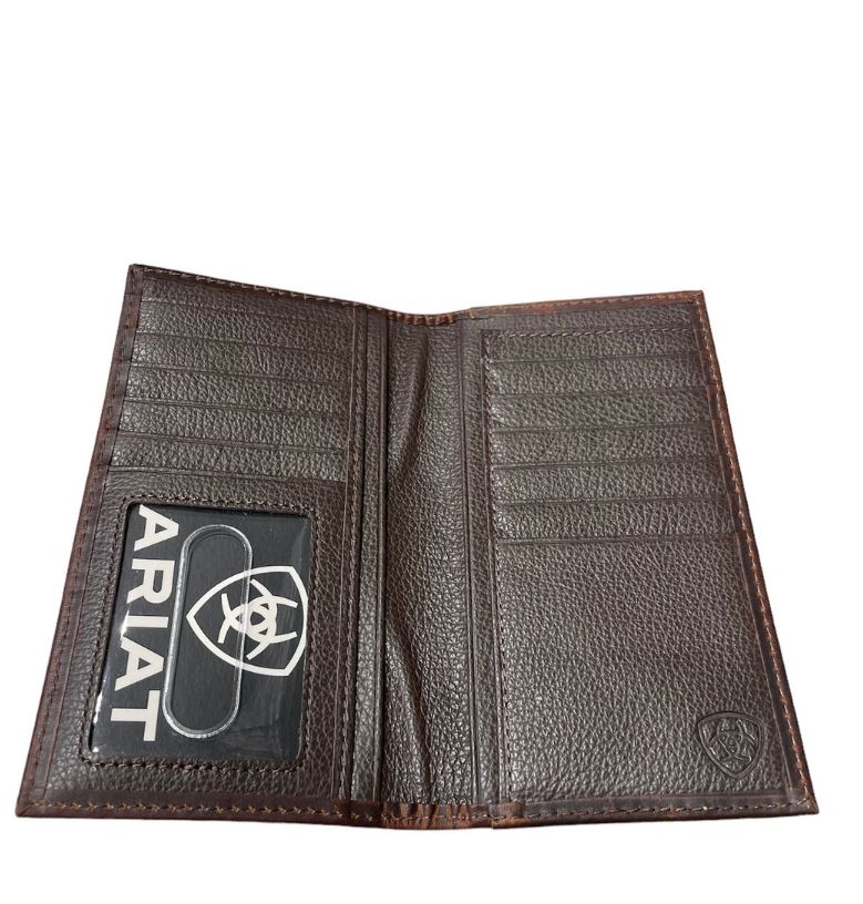 ARIAT Rodeo Wallet Bull Hide Embroidered A3555902