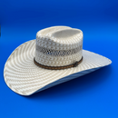 ARIAT Men's Two Tone Woven Double S 20x Straw Hat