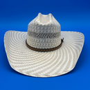 ARIAT Men's Two Tone Woven Double S 20x Straw Hat