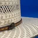 ARIAT Men's Two Tone Woven Double S 20x Straw Hat