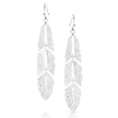 MONTANA Silversmiths Freedom Feather American Made Earrings