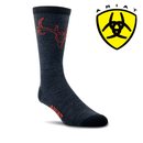 ARIAT European Mount Charcoal Socks AR3135