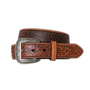 ARIAT Men's Faux Crocodile Print Western Belt A1022008