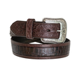 ARIAT Men's Faux Crocodile Print Western Belt A1021202