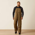 ARIAT Men's BIB Rebar DuraCanvas Stretch Insulated, Khaki