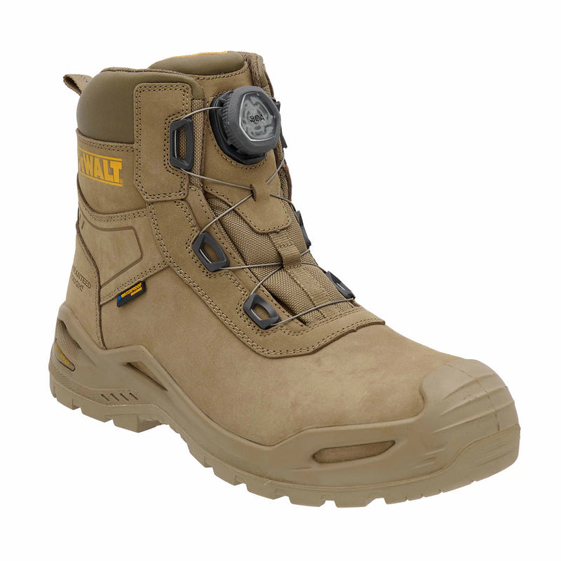 DEWALT Men's Apex BOA Waterproof, Nubuck Leather, Composite Safety