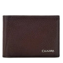CUADRA Men's Bifold Wallet Genuine Leather, Brown
