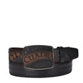 CUADRA Men's Hand-Painted Leather Western Belt BC244