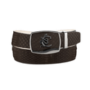 CUADRA Men's Genuine Leather Matte Stitching Western Belt
