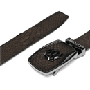 CUADRA Men's Genuine Leather Matte Stitching Western Belt