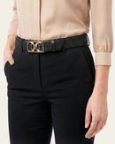CUADRA Women's Genuine Leather Western Belt