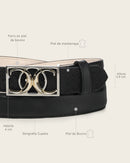 CUADRA Women's Genuine Leather Western Belt