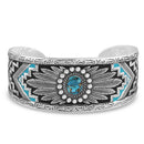 MONTANA Silversmiths Blue Spring Turquoise Cuff Bracelet