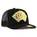 EL VIEJON Men's Baraja de Oro Black AVC Cap, Black