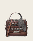 CUADRA Women's Genuine Cowhide Handbag With Crystals