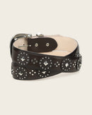 CUADRA Women's Genuine Leather with Studs Western Belt