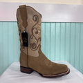 LOS ANGELES BOOTS Women's Nobuck Western Boot