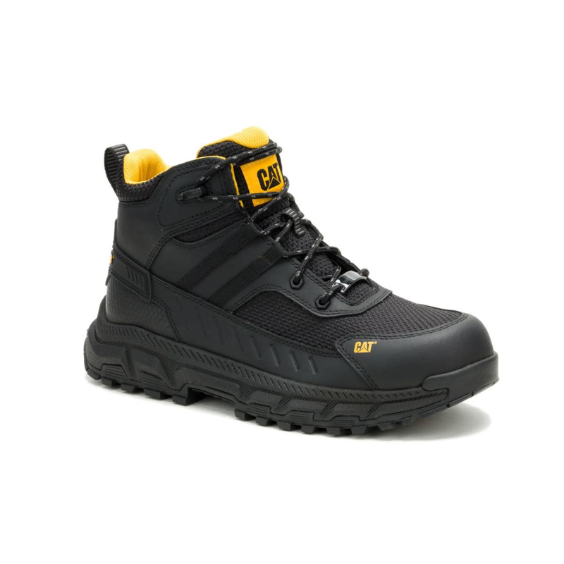 Caterpillar Black and Yellow Men\'s Work Boots Striver XL Waterproof Steel Toe Work Boot | Cat Footwear main image 3