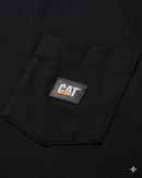 CATERPILLAR Men's Label Pocket T-Shirt, Black
